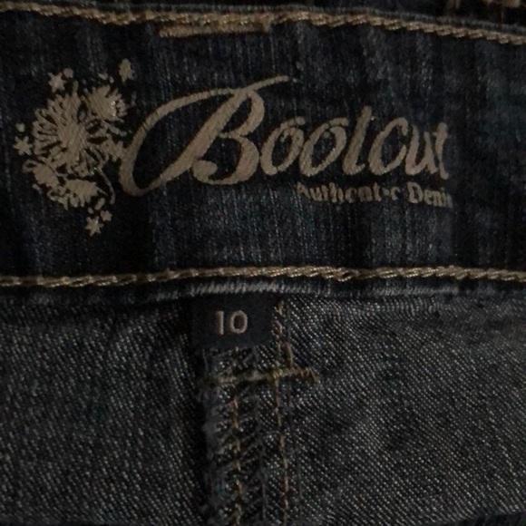 Debenhams Bootcut Jeans in Authentic Blue Jeans - Picture 11 of 12